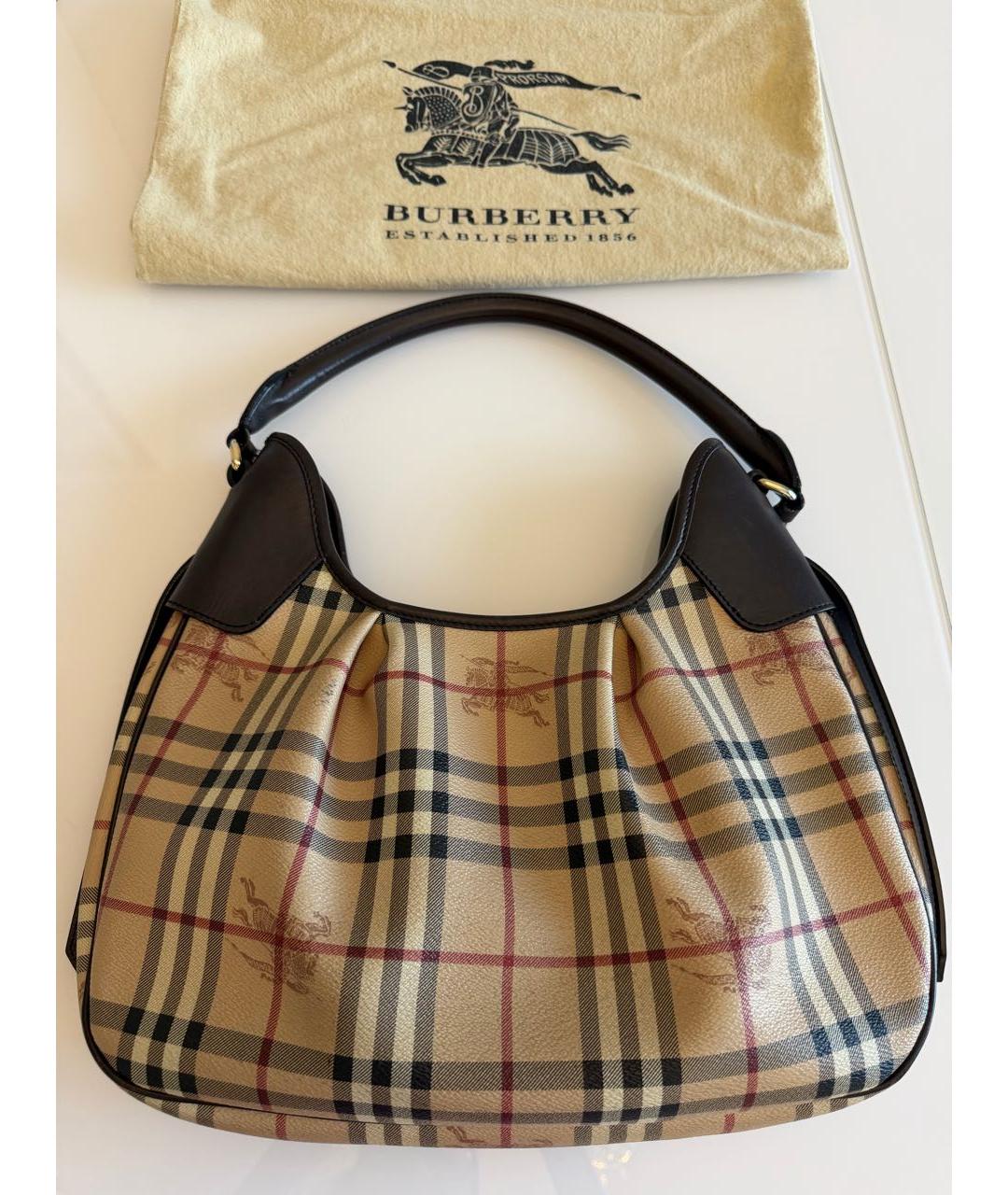 BURBERRY Мульти кожаная сумка с короткими ручками, фото 2