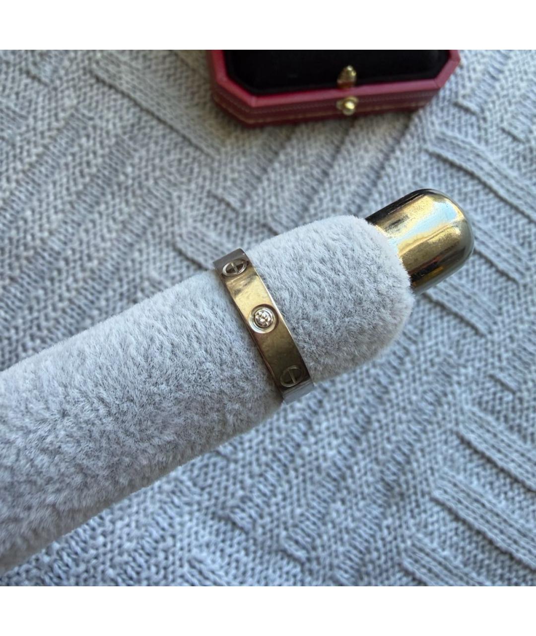 CARTIER Серое кольцо из белого золота, фото 5
