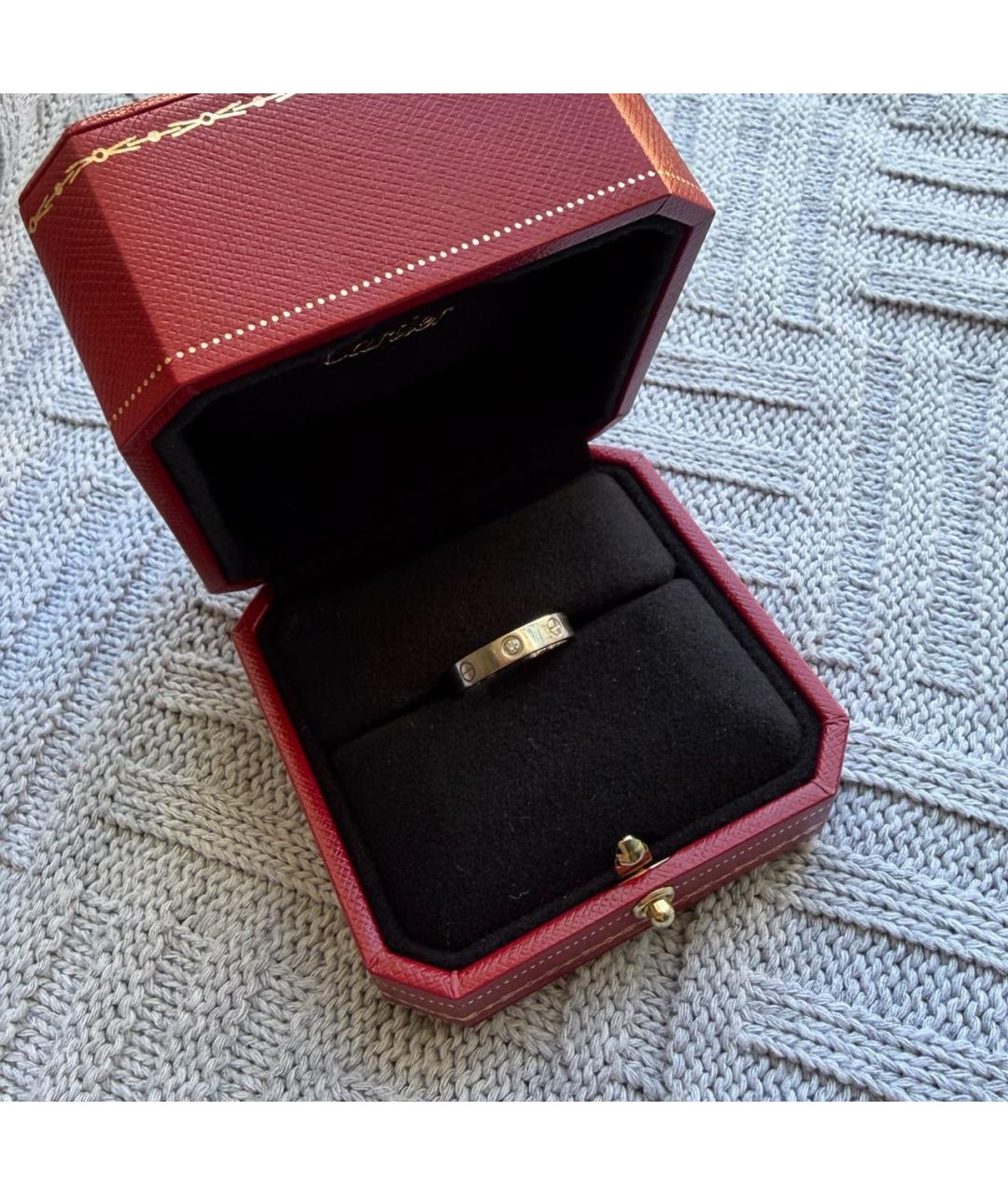 CARTIER Серое кольцо из белого золота, фото 7