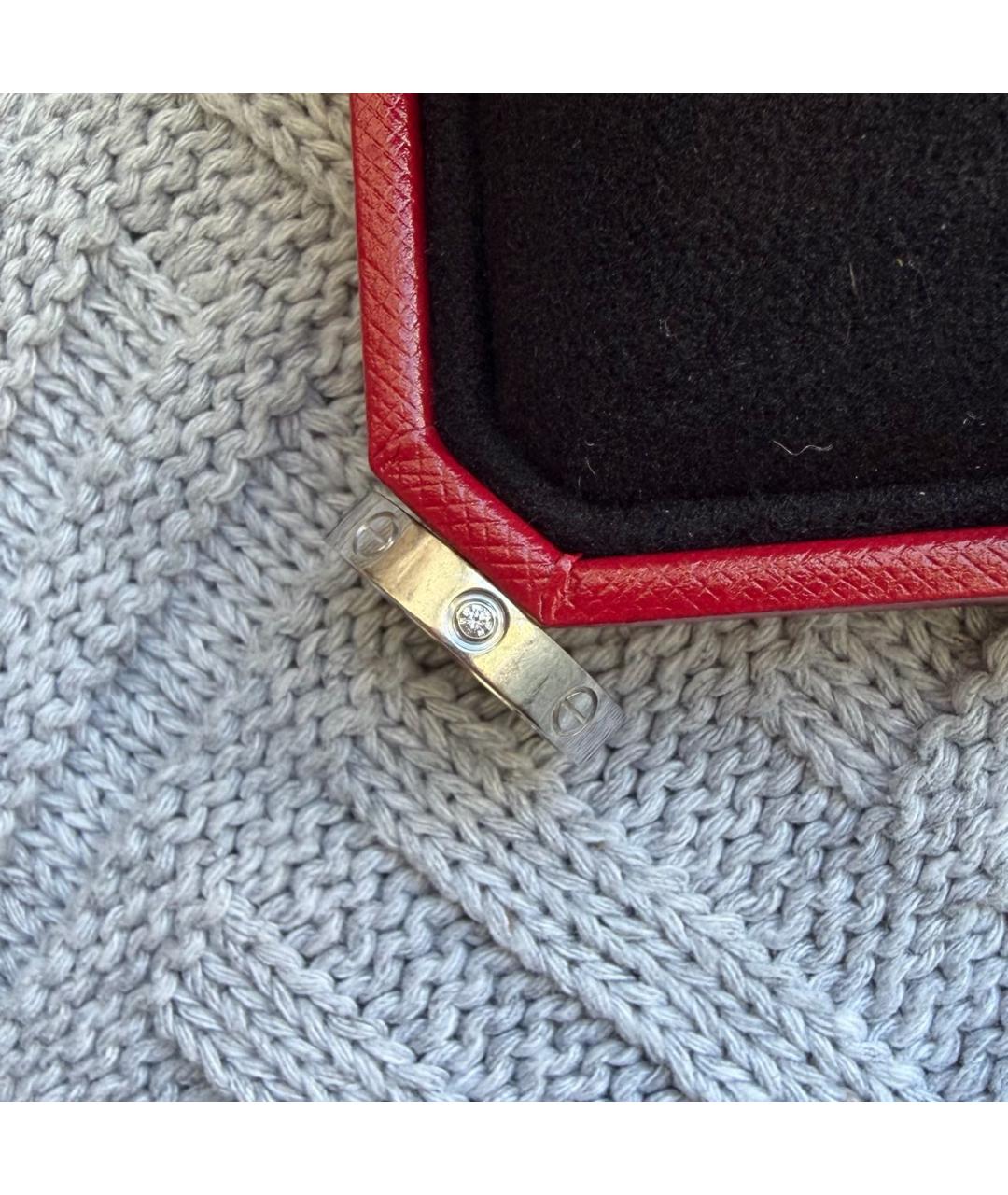 CARTIER Серое кольцо из белого золота, фото 3