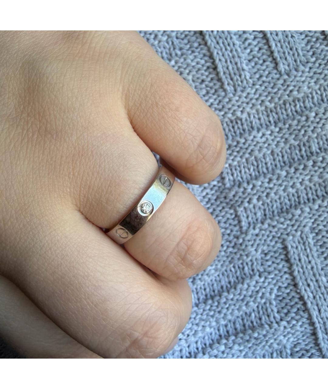 CARTIER Серое кольцо из белого золота, фото 8