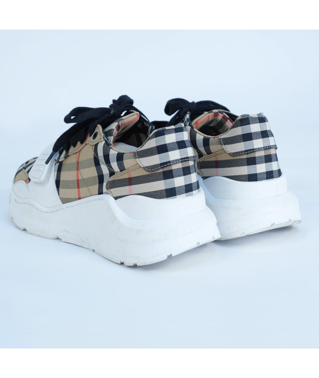 BURBERRY Бежевые кроссовки, фото 7