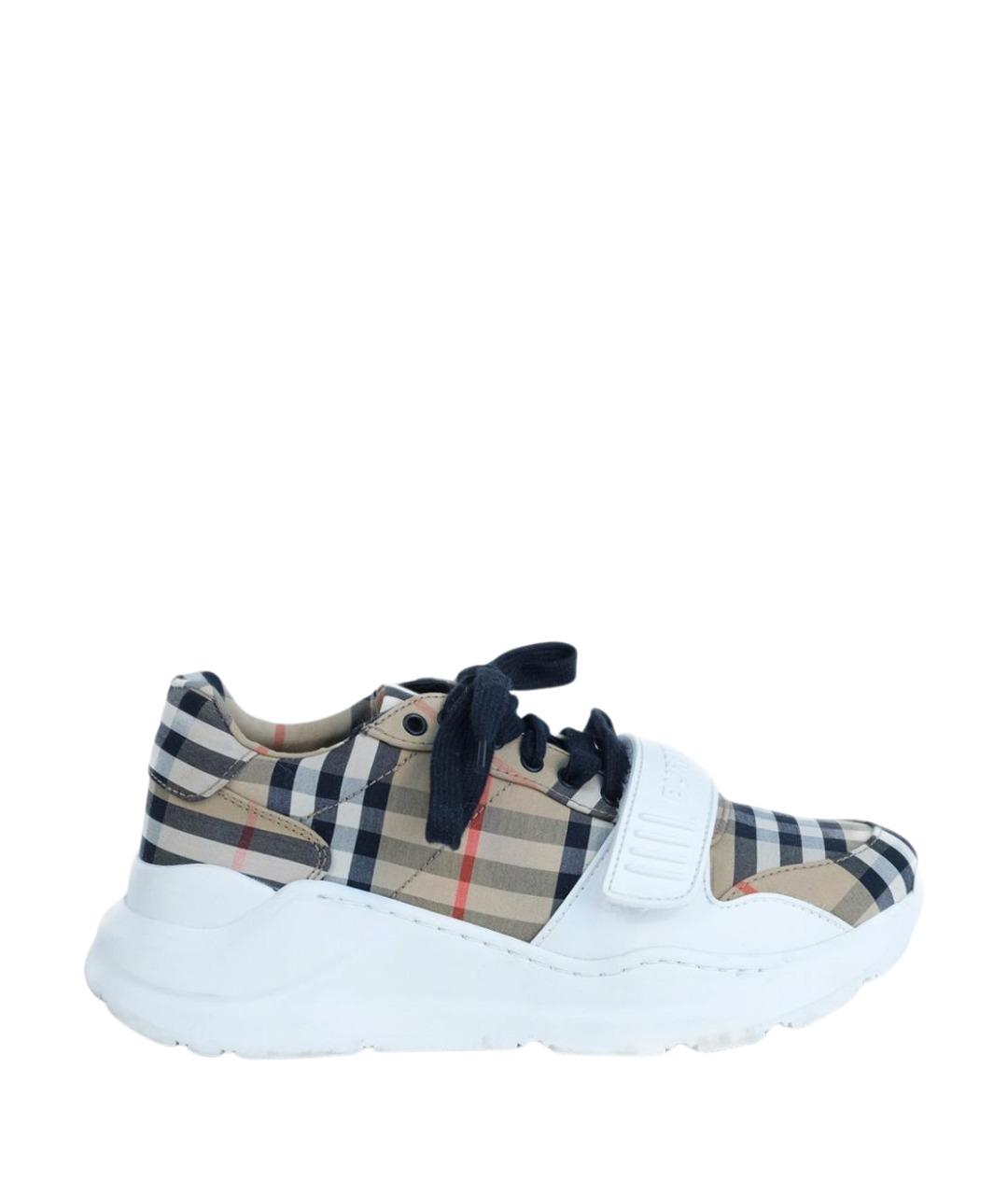 BURBERRY Бежевые кроссовки, фото 1