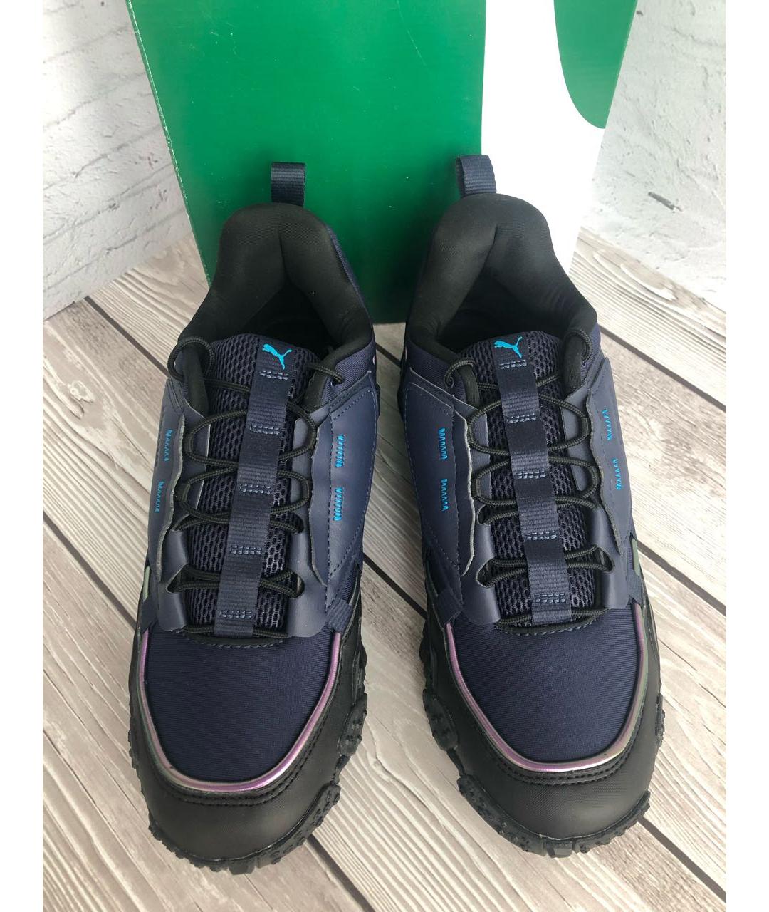 PUMA Синие текстильные низкие кроссовки / кеды, фото 2