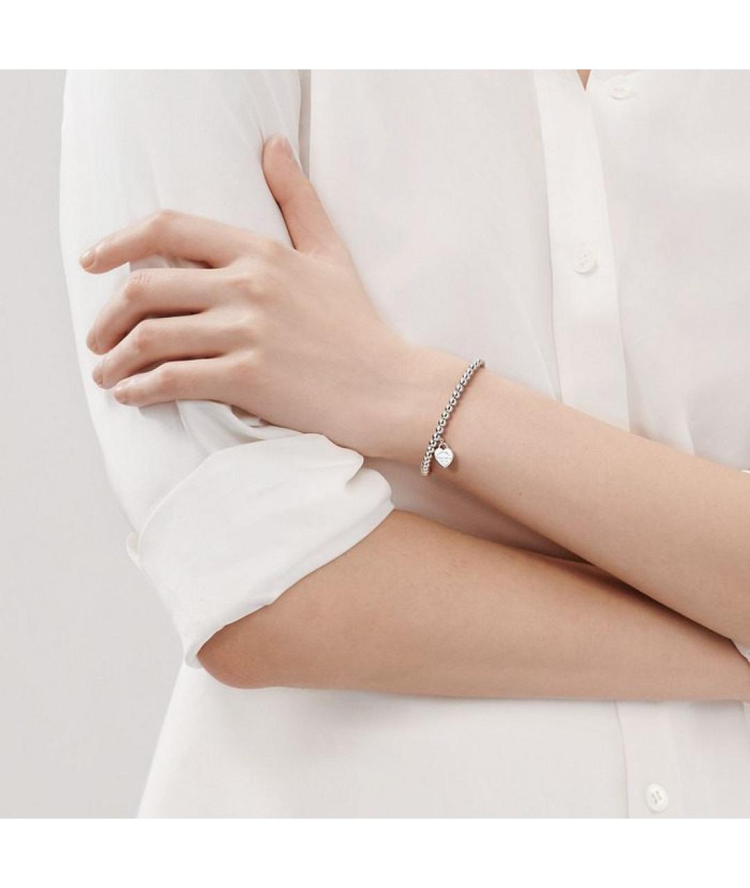 TIFFANY&CO Серебряный серебряный браслет, фото 4