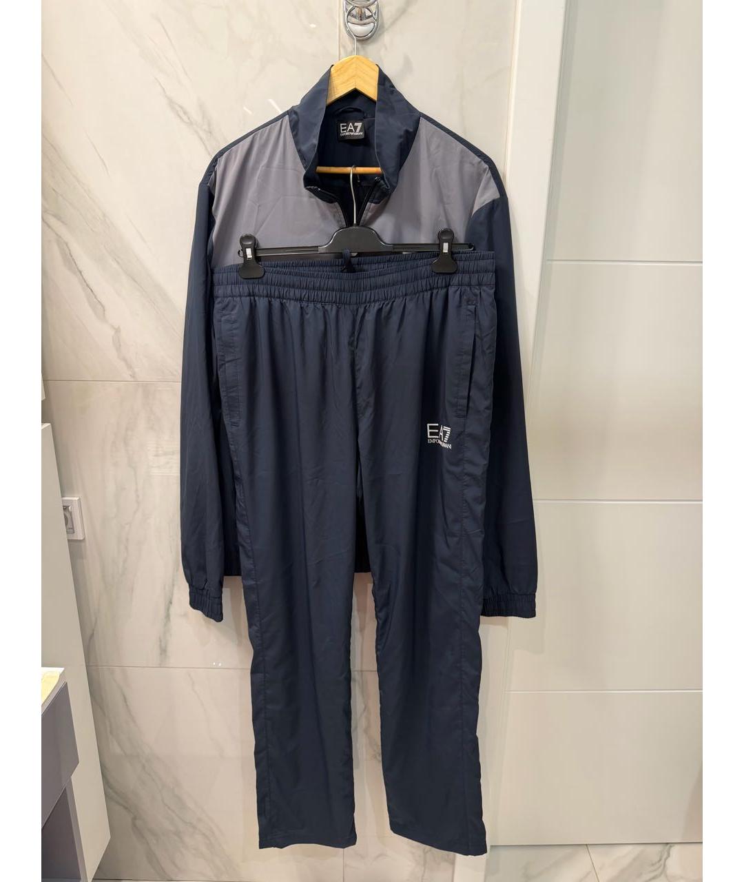 ARMANI EXCHANGE Серый полиэстеровый спортивный костюм, фото 4