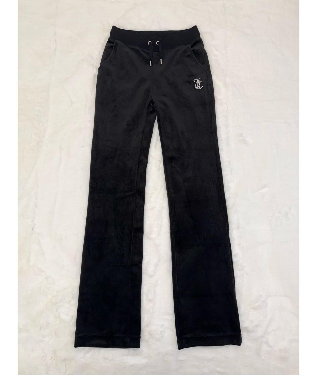 JUICY COUTURE Черный велюровый спортивные костюмы, фото 4