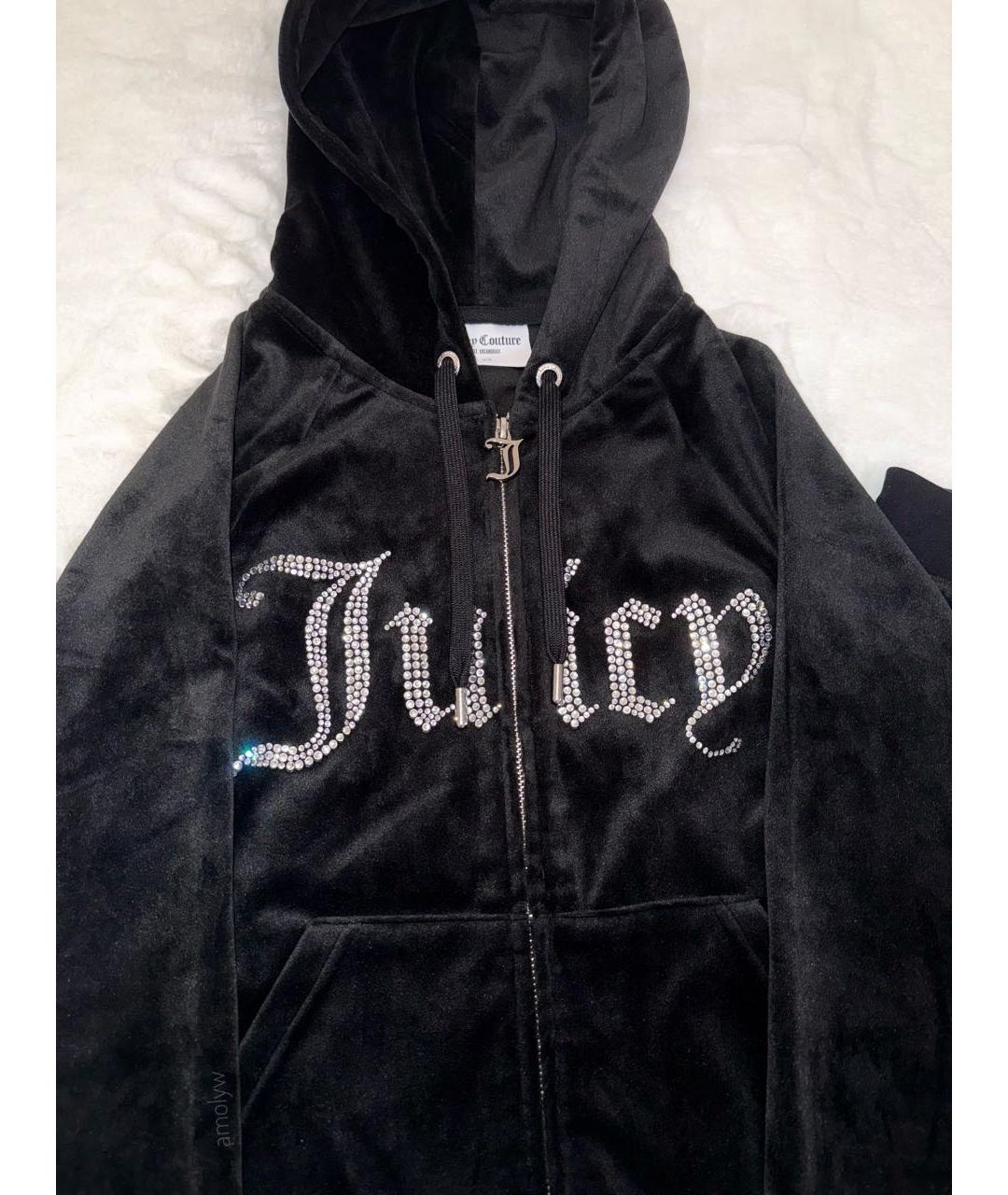JUICY COUTURE Черный велюровый спортивные костюмы, фото 3