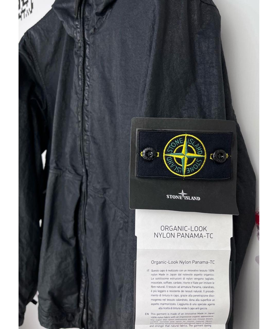 STONE ISLAND Черная полиамидовая куртка, фото 3