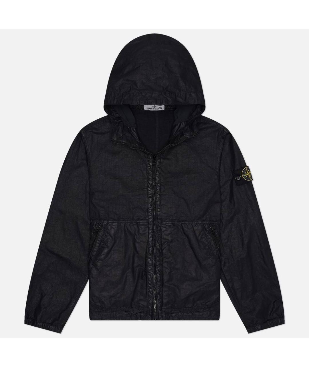 STONE ISLAND Черная полиамидовая куртка, фото 5