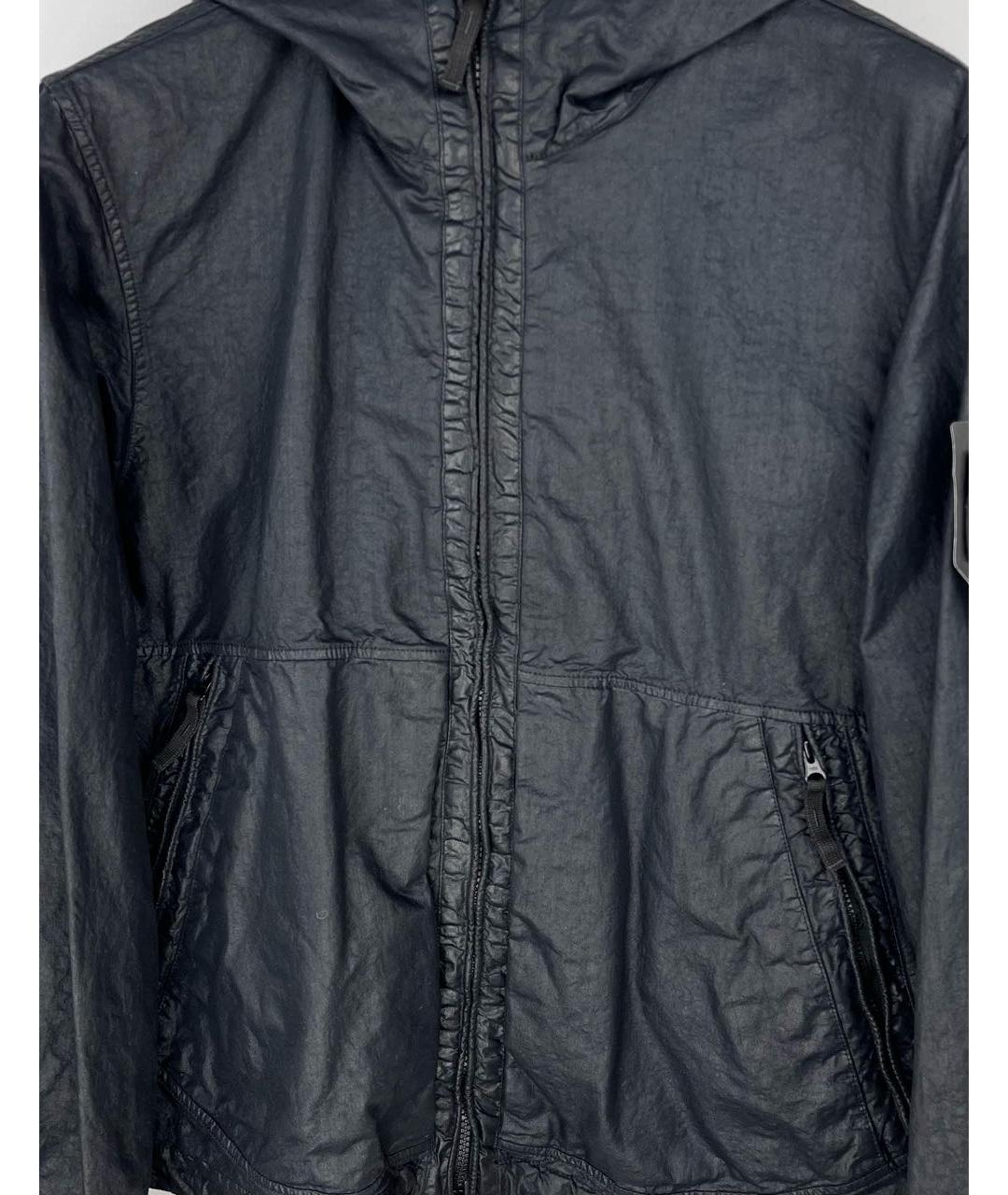 STONE ISLAND Черная полиамидовая куртка, фото 2