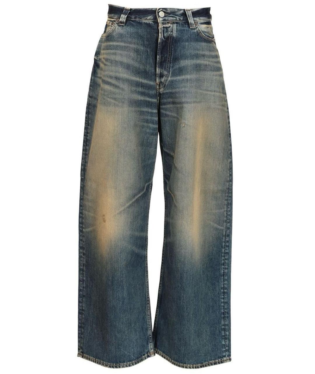 ACNE STUDIOS Синие хлопковые прямые джинсы, фото 9