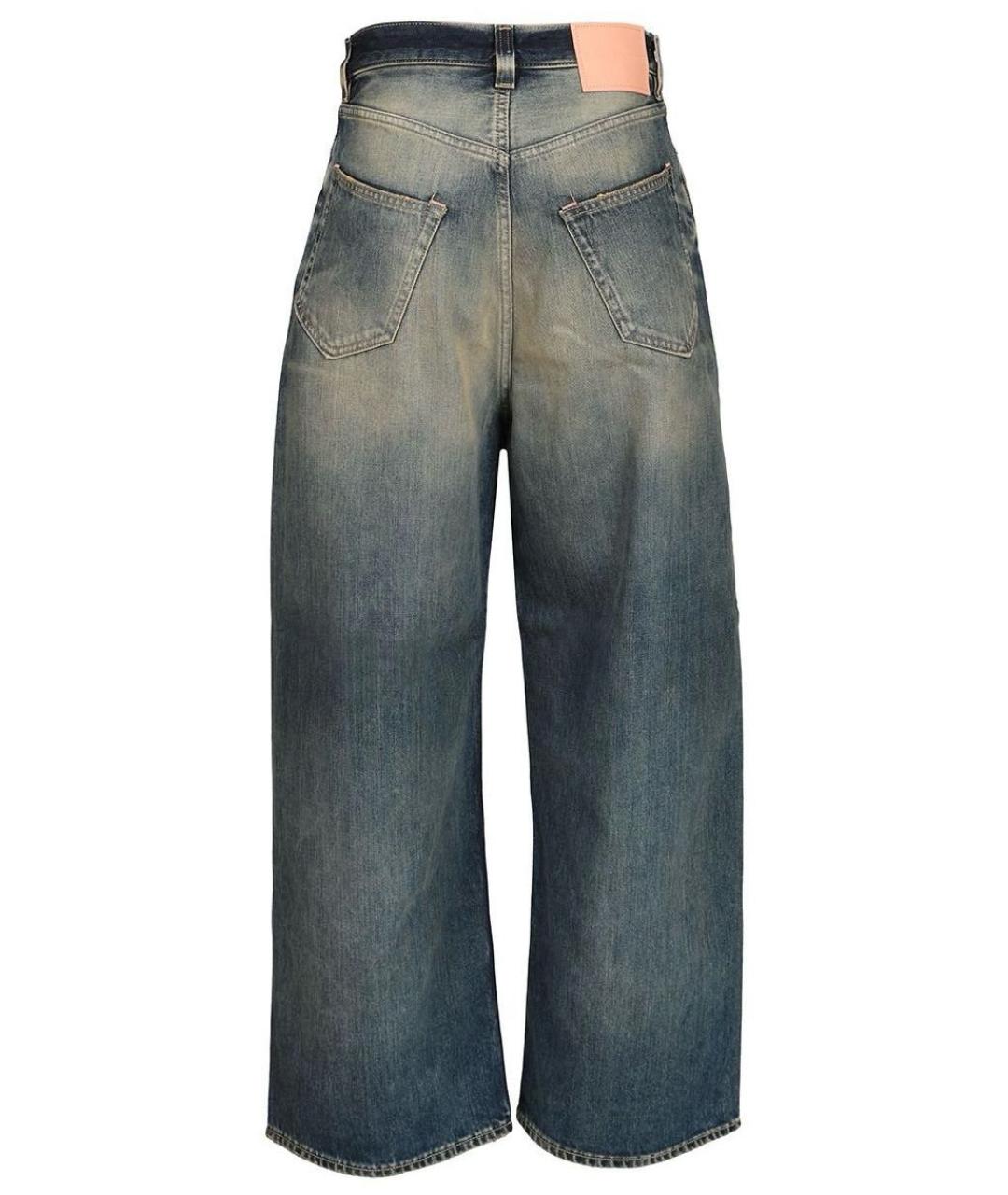 ACNE STUDIOS Синие хлопковые прямые джинсы, фото 5