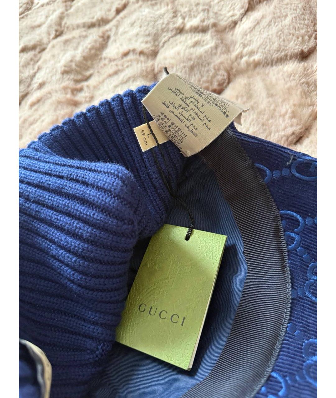 GUCCI Синяя кепка/бейсболка, фото 5