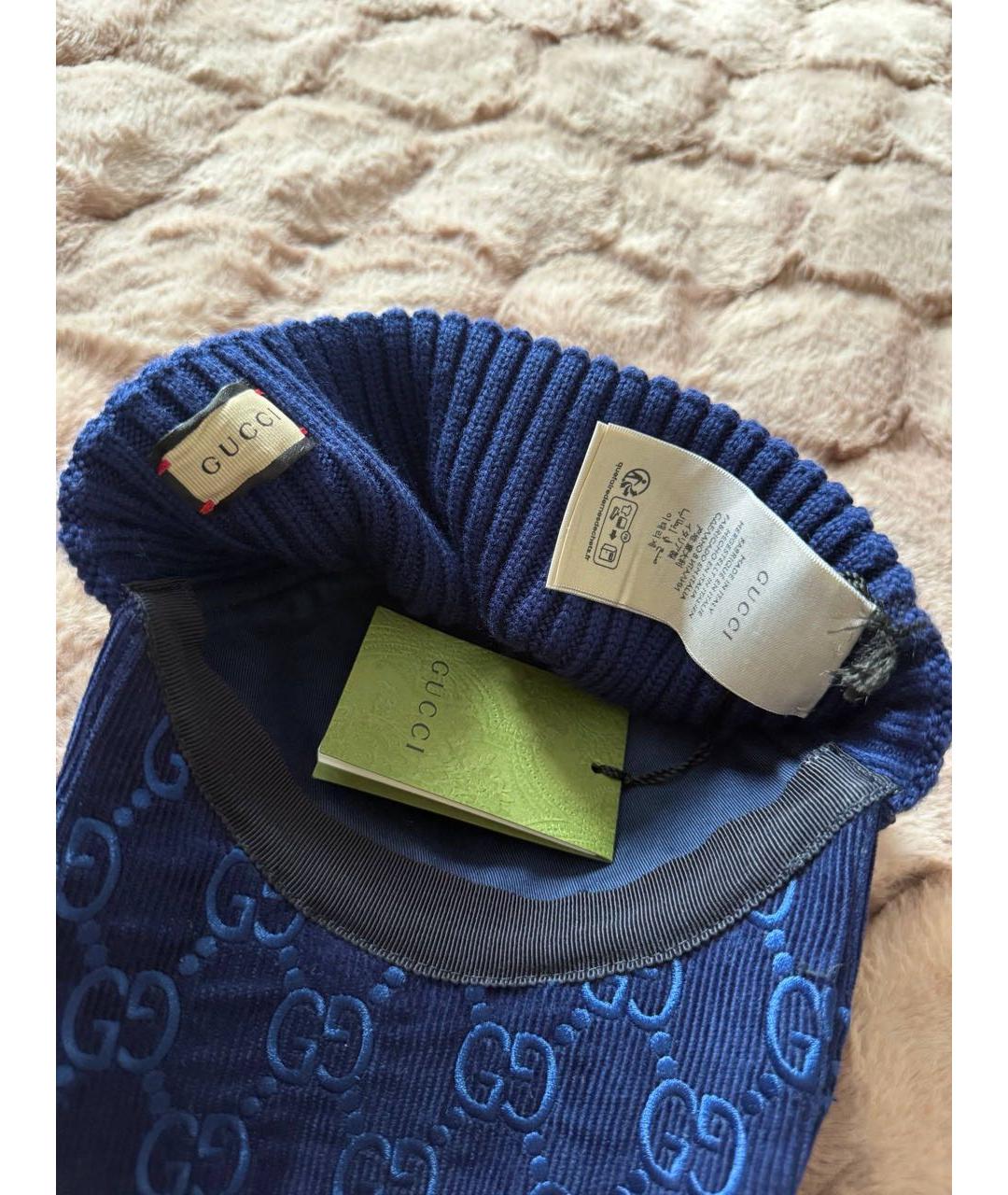 GUCCI Синяя кепка/бейсболка, фото 3