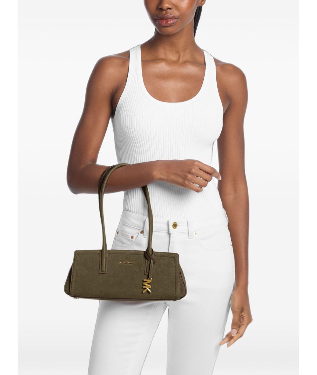MICHAEL KORS Хаки сумка через плечо, фото 2