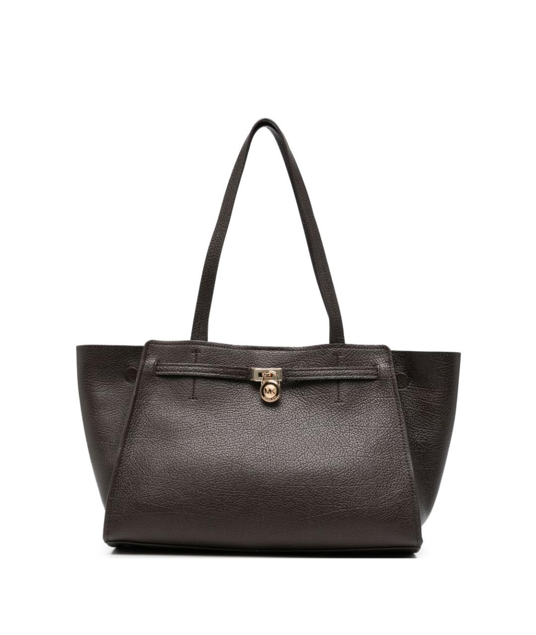 MICHAEL KORS Коричневая кожаная сумка тоут, фото 6