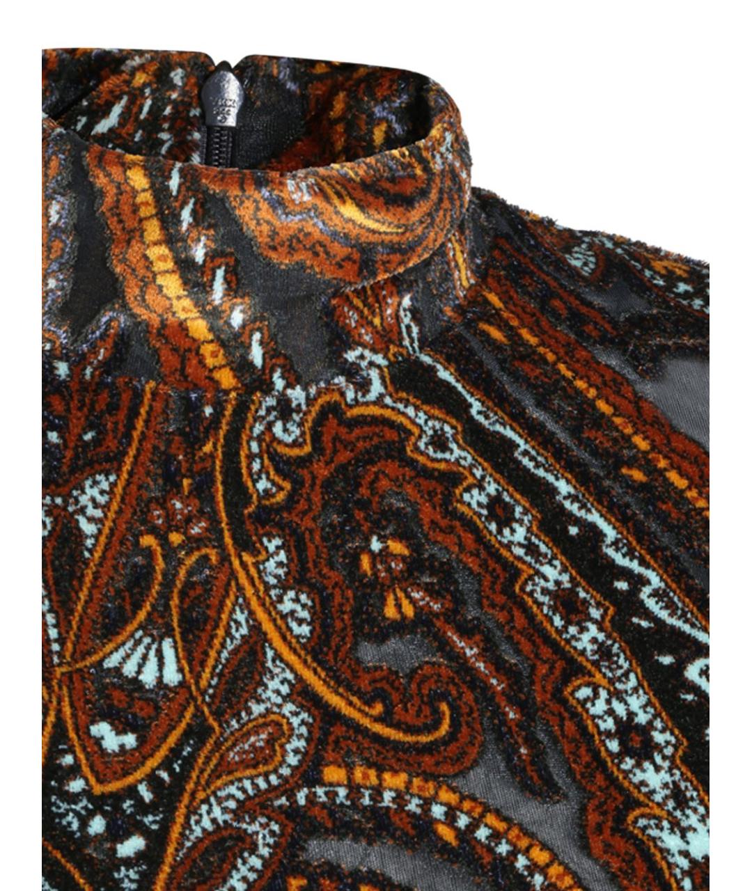 ETRO Мульти вискозное повседневное платье, фото 4