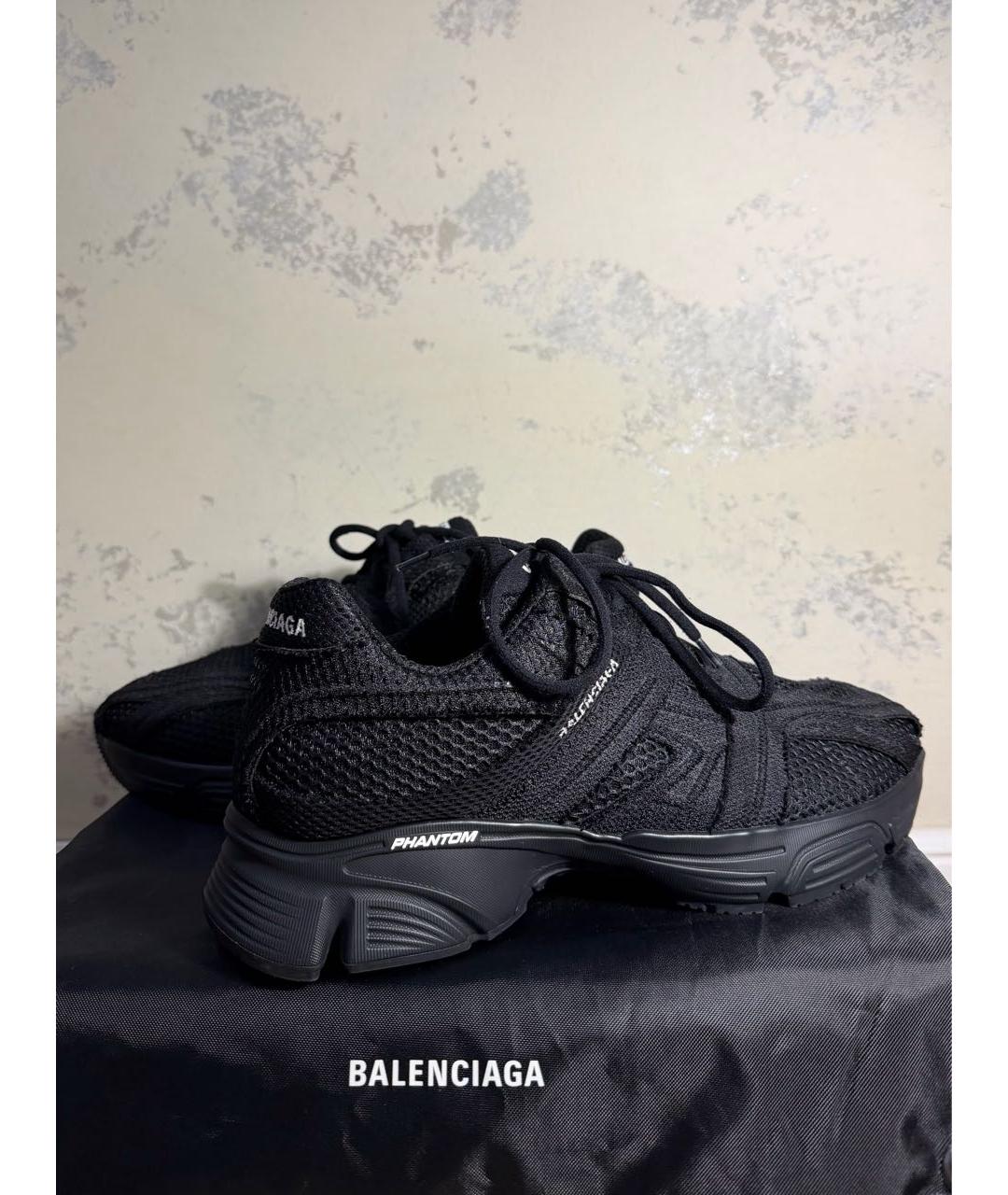 BALENCIAGA Черные низкие кроссовки / кеды, фото 7