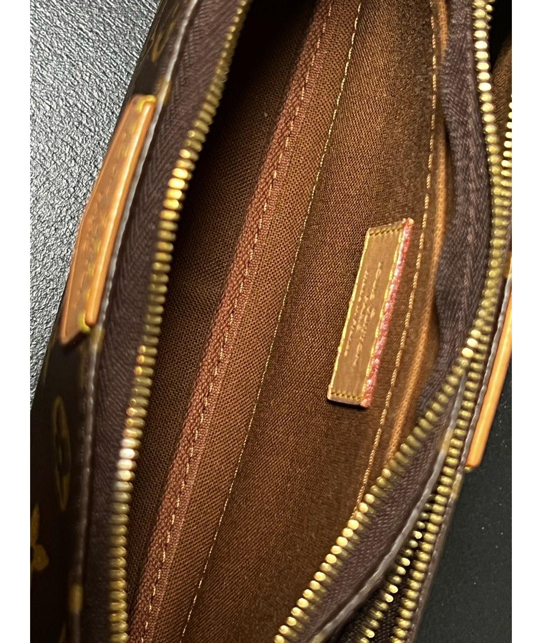 LOUIS VUITTON Коричневая сумка через плечо, фото 3