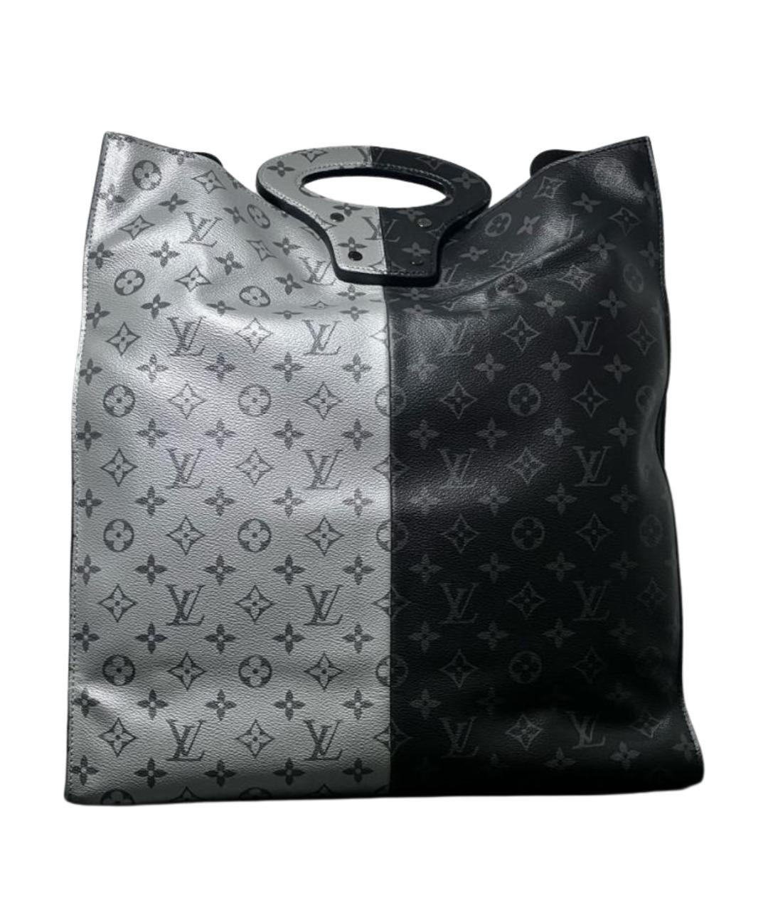 LOUIS VUITTON Черная сумка тоут из канвы, фото 1