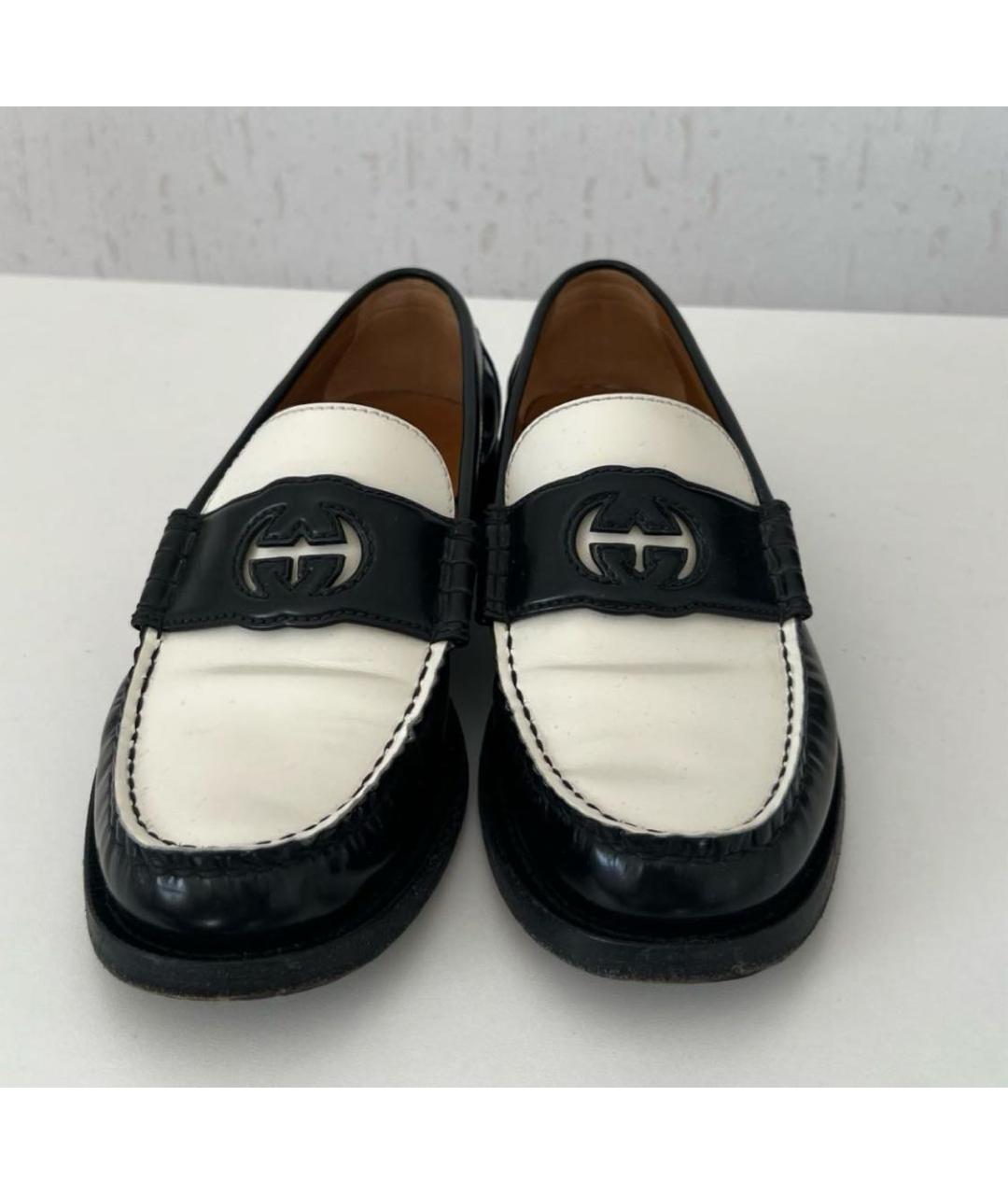 GUCCI Кожаные лоферы, фото 3