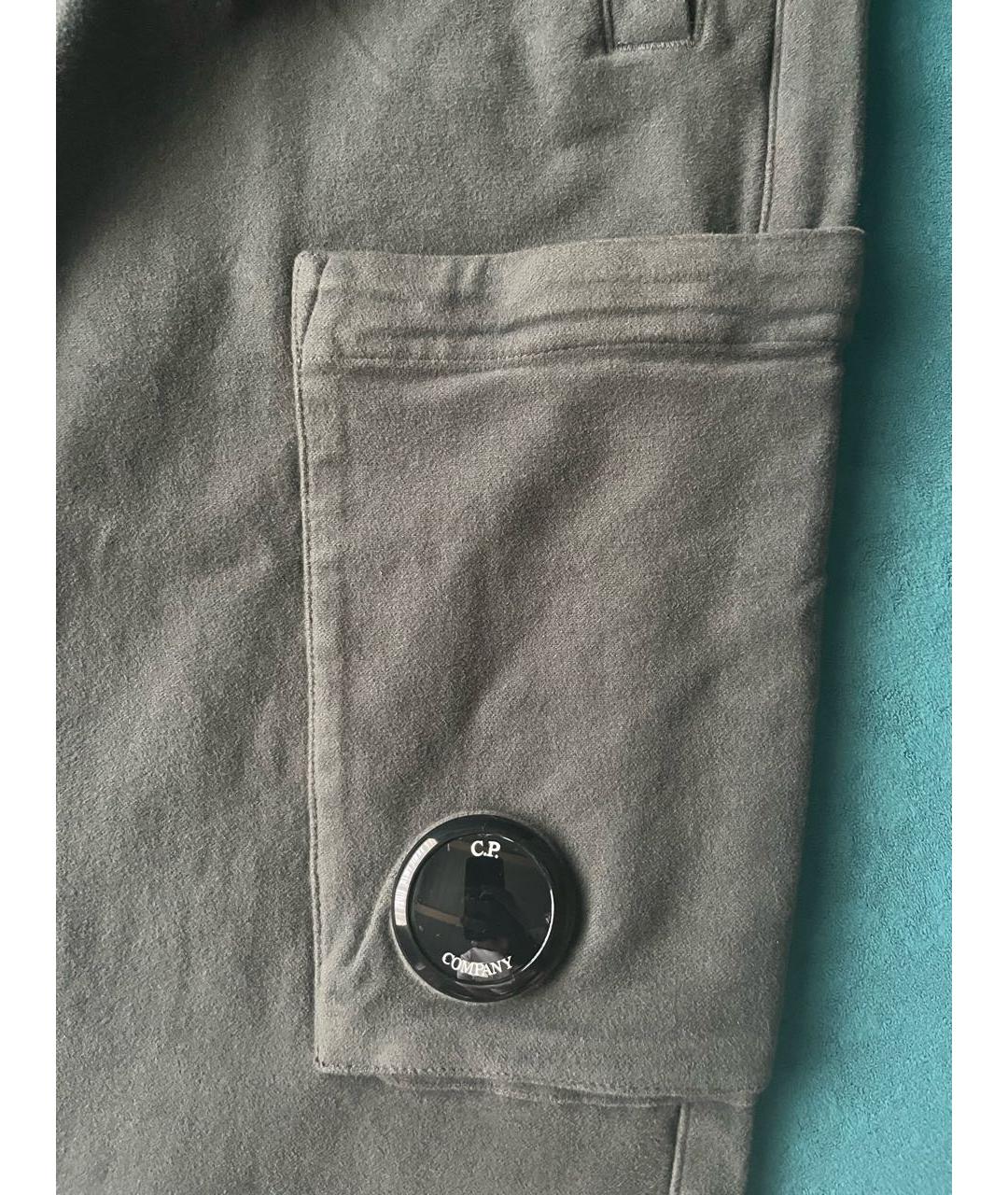 CP COMPANY Антрацитовые хлопковые повседневные брюки, фото 4