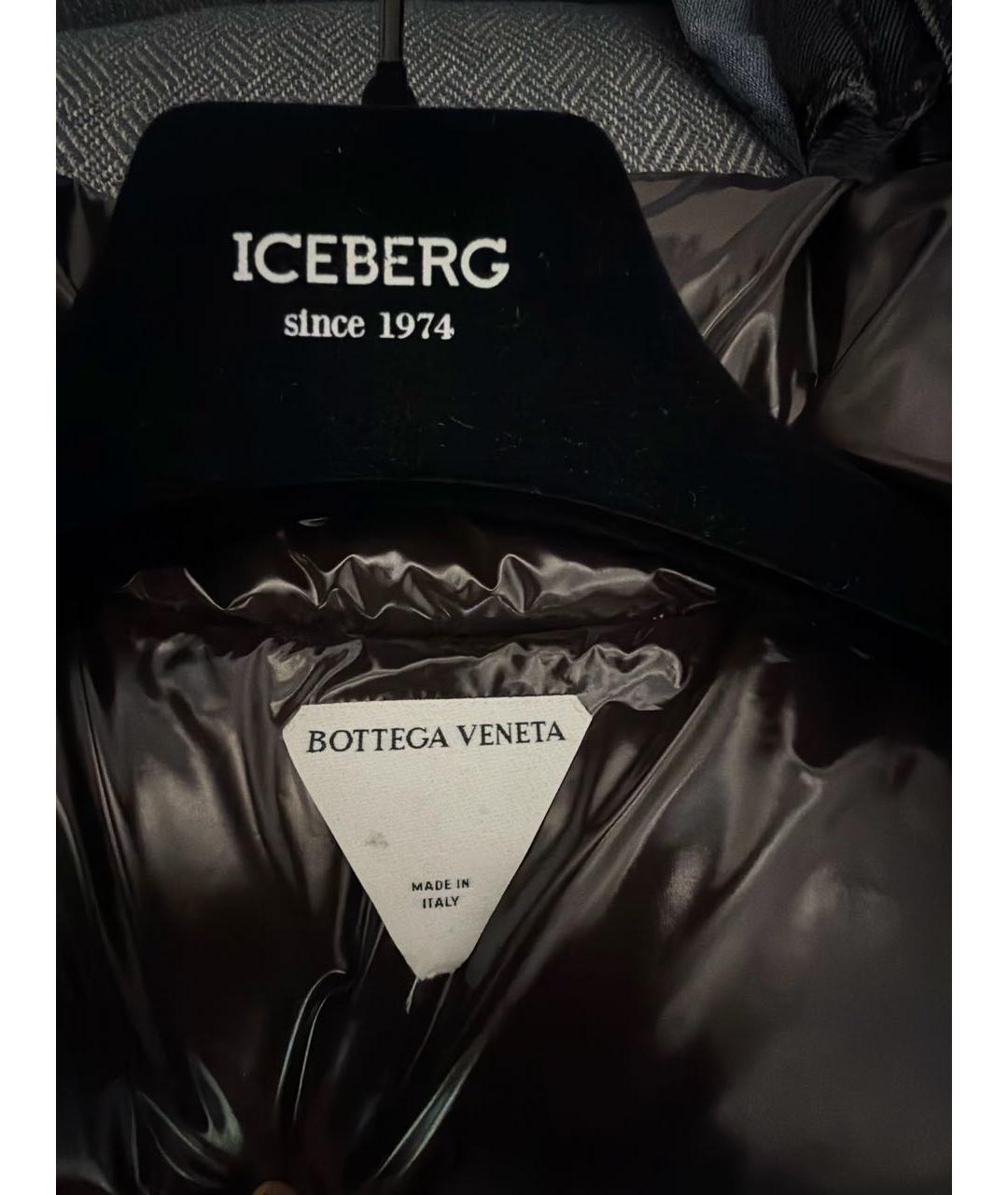 BOTTEGA VENETA Коричневый полиамидовый пуховик, фото 6