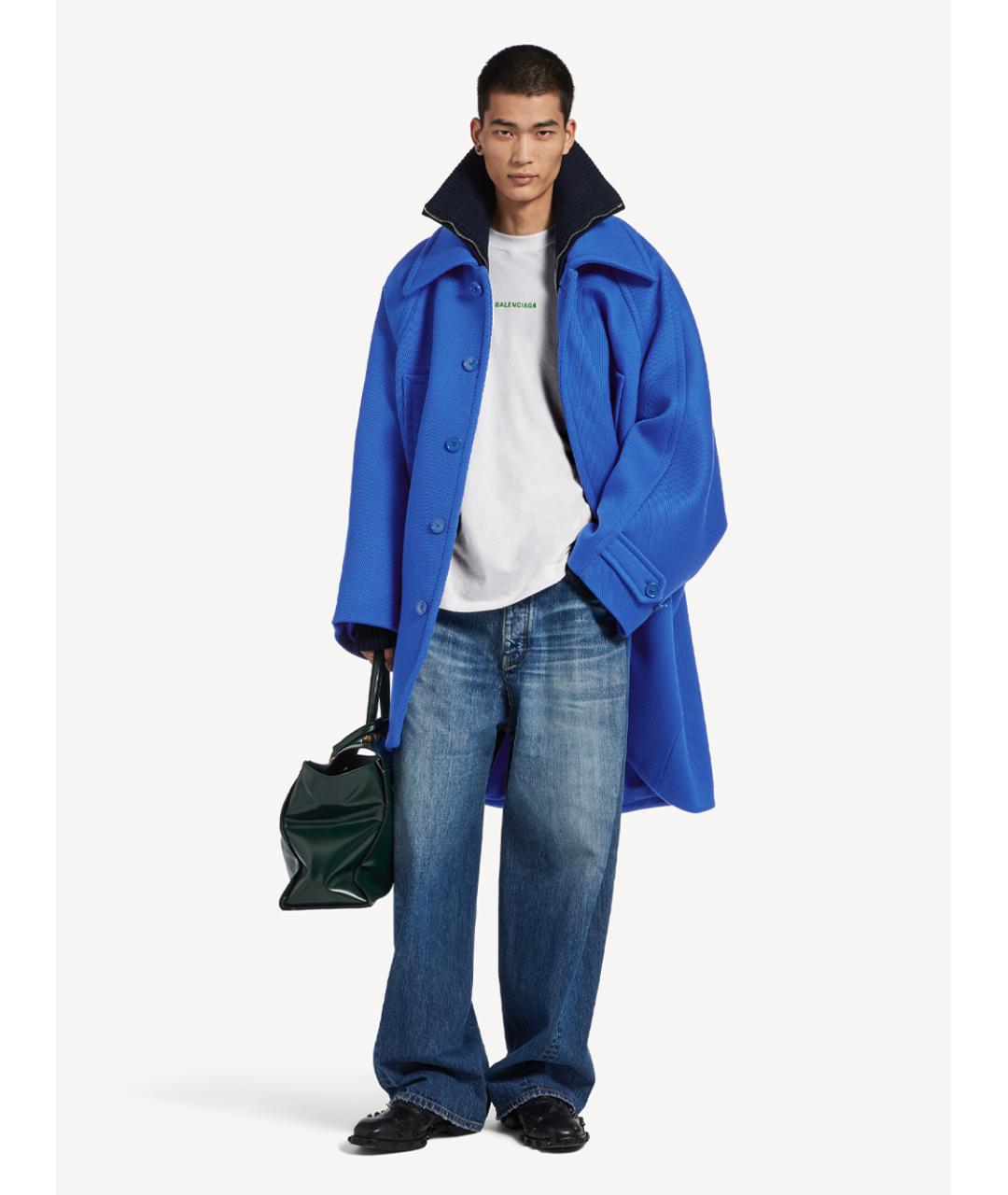 BALENCIAGA Белая хлопковая футболка, фото 3