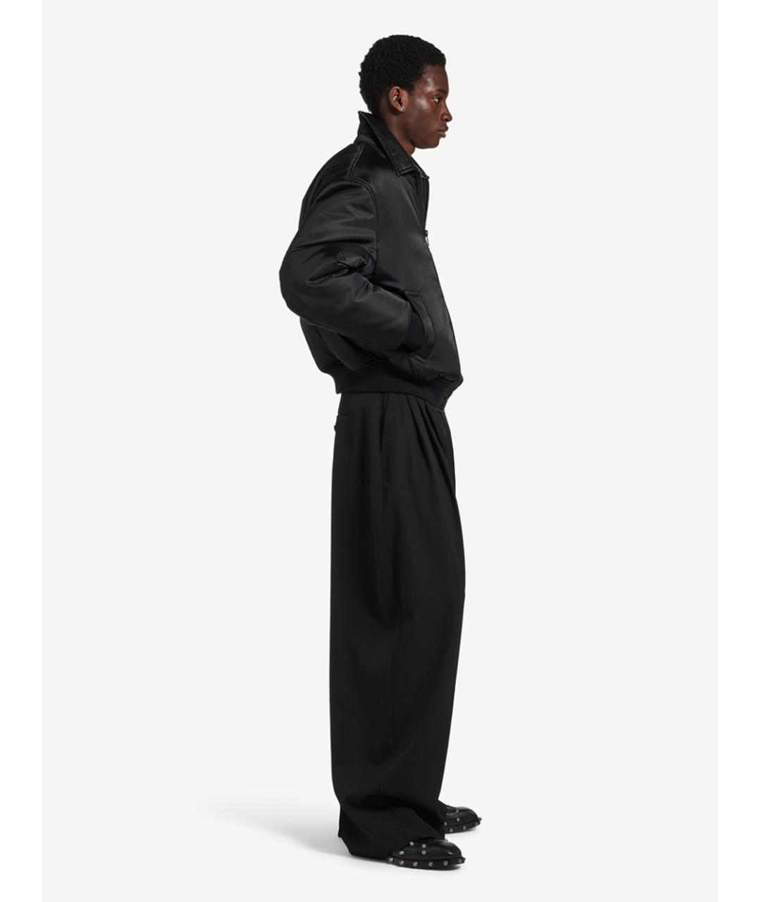 BALENCIAGA Черная хлопковая куртка, фото 3