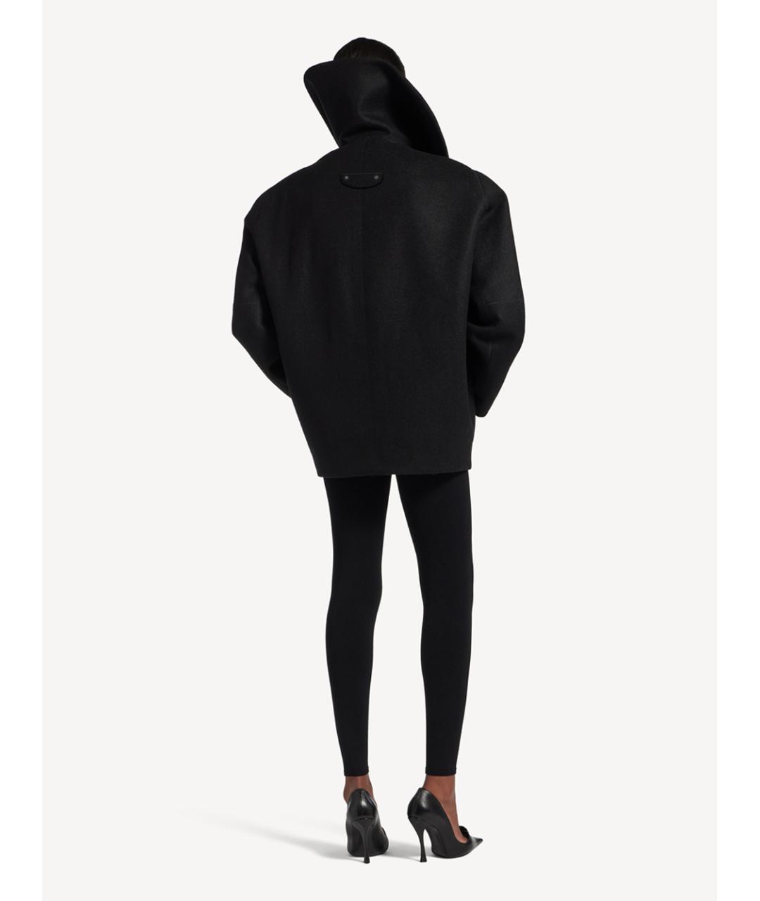 BALENCIAGA Черные вискозные леггинсы и велосипедки, фото 5