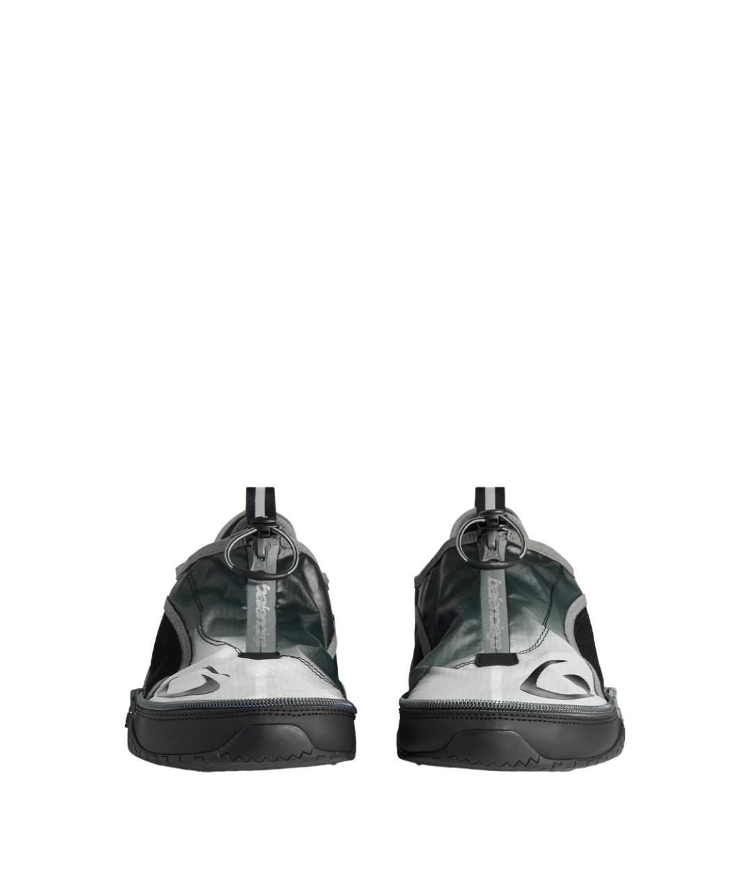 BALENCIAGA Черные текстильные низкие кроссовки / кеды, фото 5