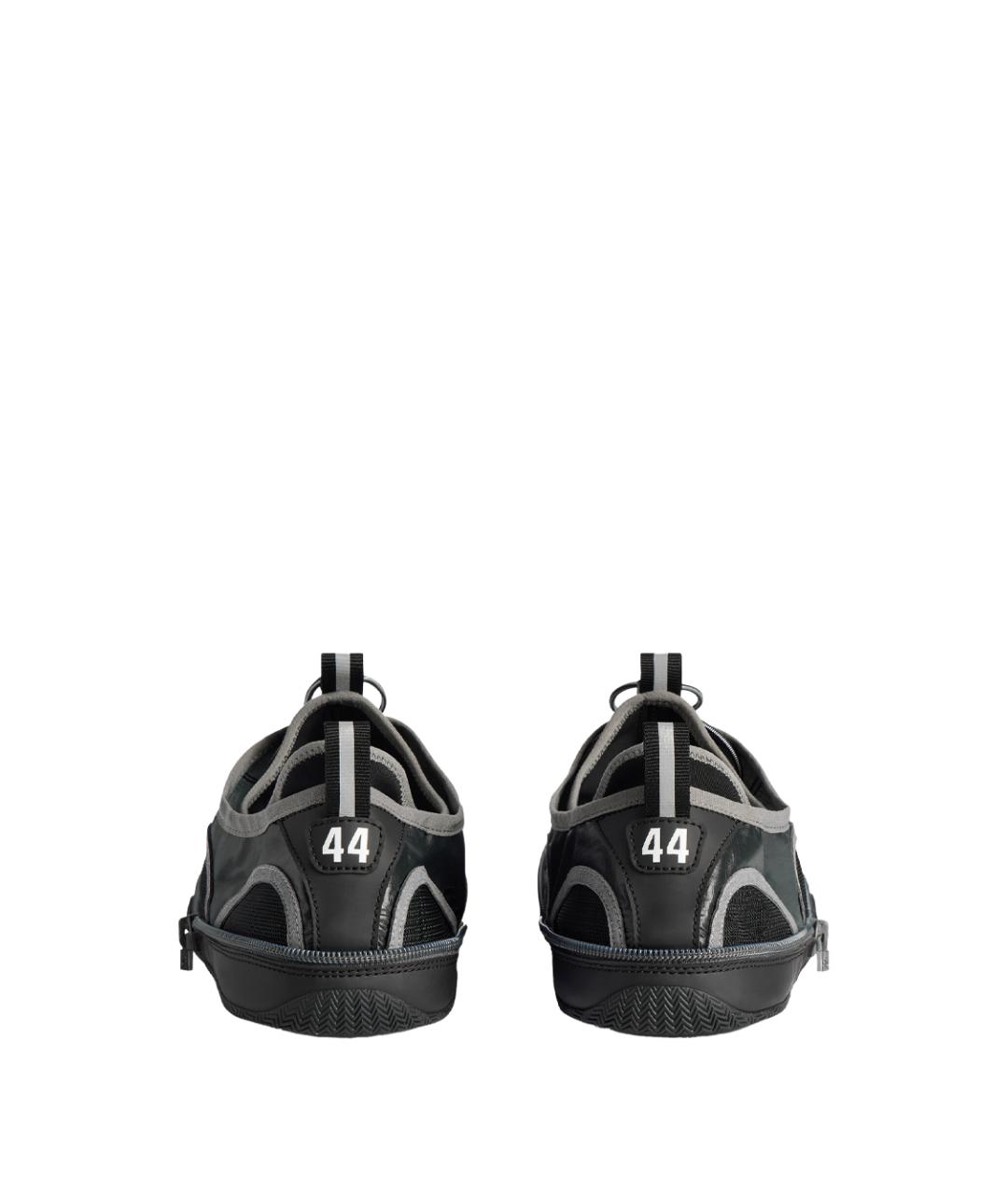 BALENCIAGA Черные текстильные низкие кроссовки / кеды, фото 6