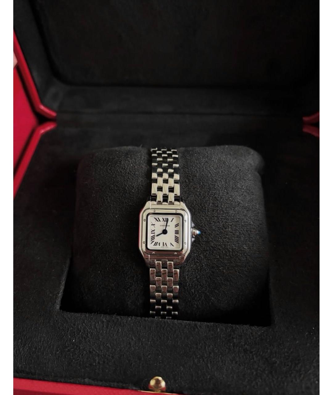 CARTIER Белые часы, фото 2