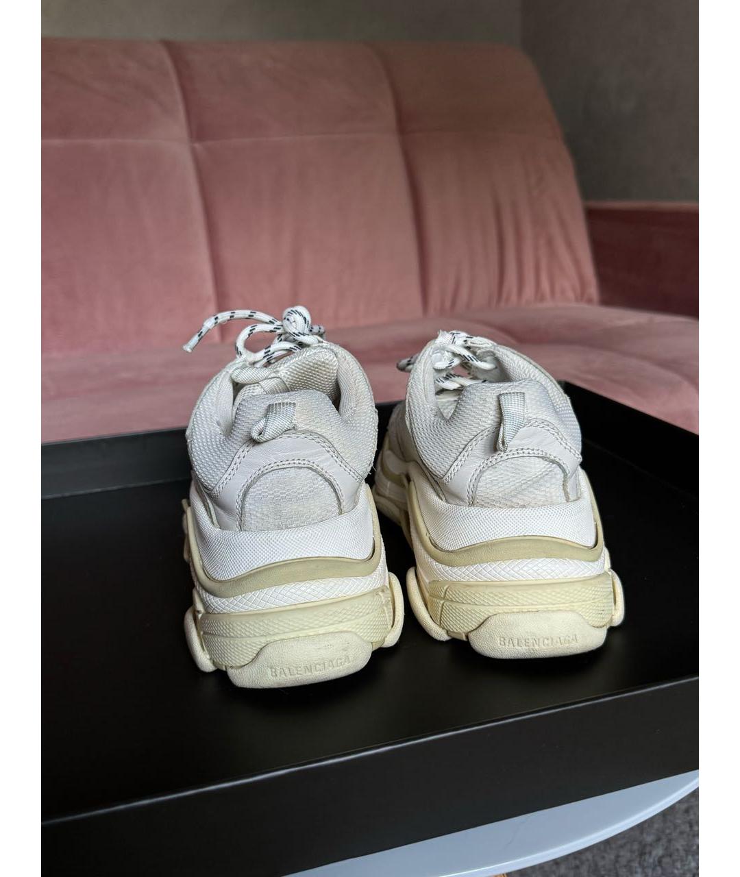 BALENCIAGA Белые кроссовки, фото 4