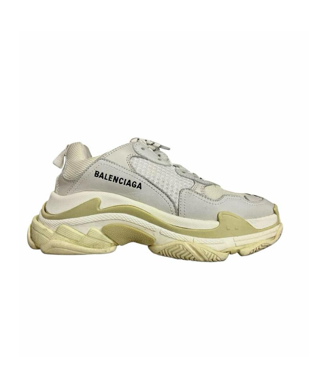 BALENCIAGA Белые кроссовки, фото 9