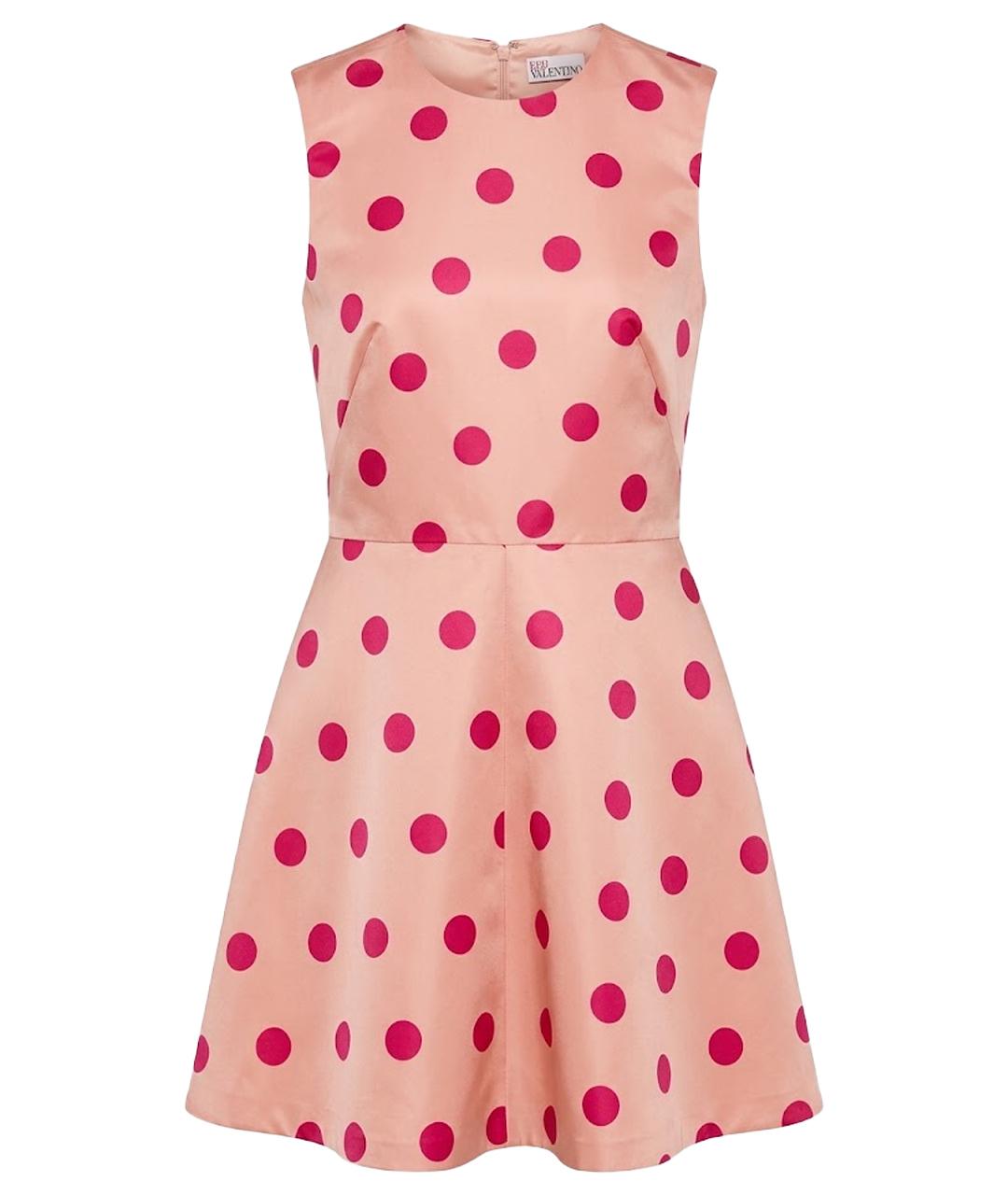RED VALENTINO Розовое полиэстеровое повседневное платье, фото 1
