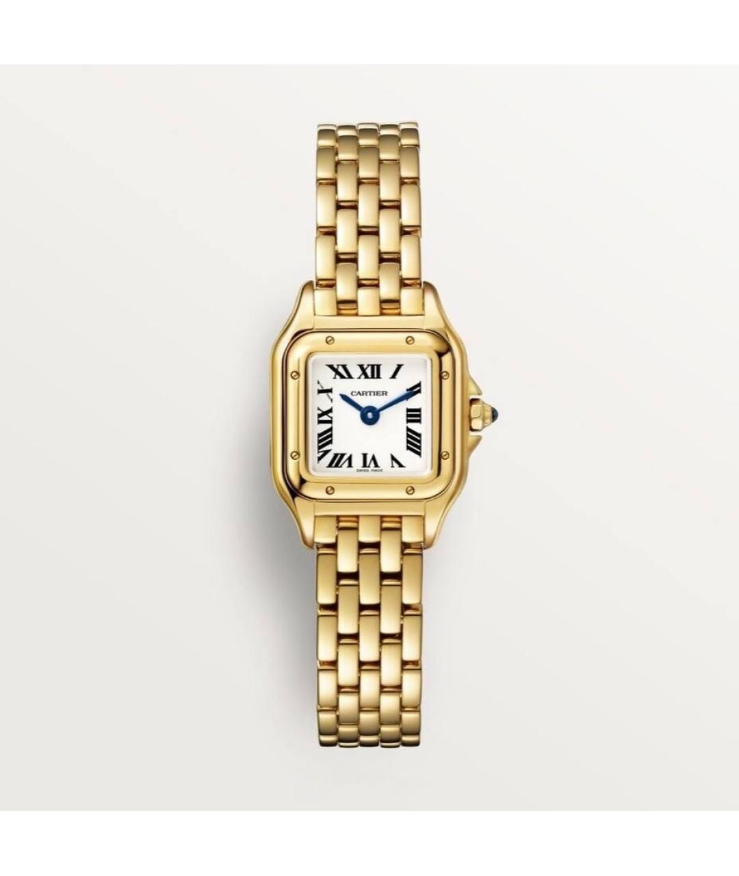 CARTIER Желтые часы из желтого золота, фото 3