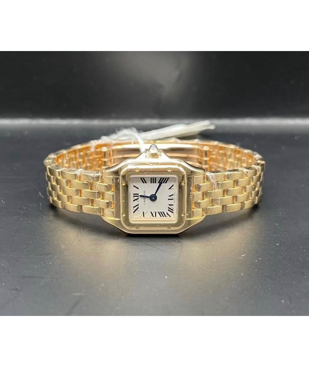 CARTIER Желтые часы из желтого золота, фото 2