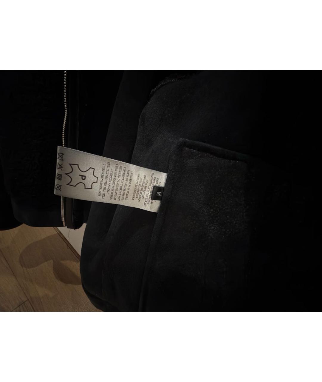 PAUL SMITH Черная дубленка, фото 7