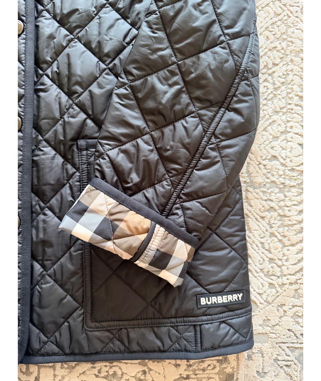 BURBERRY Черная куртка, фото 3