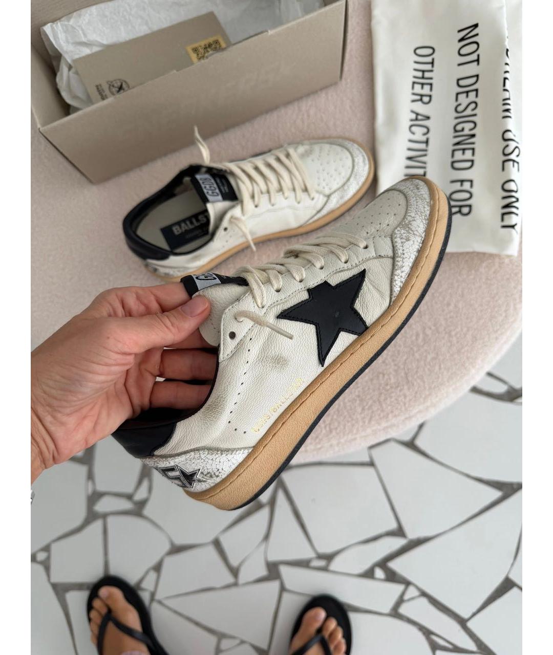 GOLDEN GOOSE Кожаные кеды, фото 5