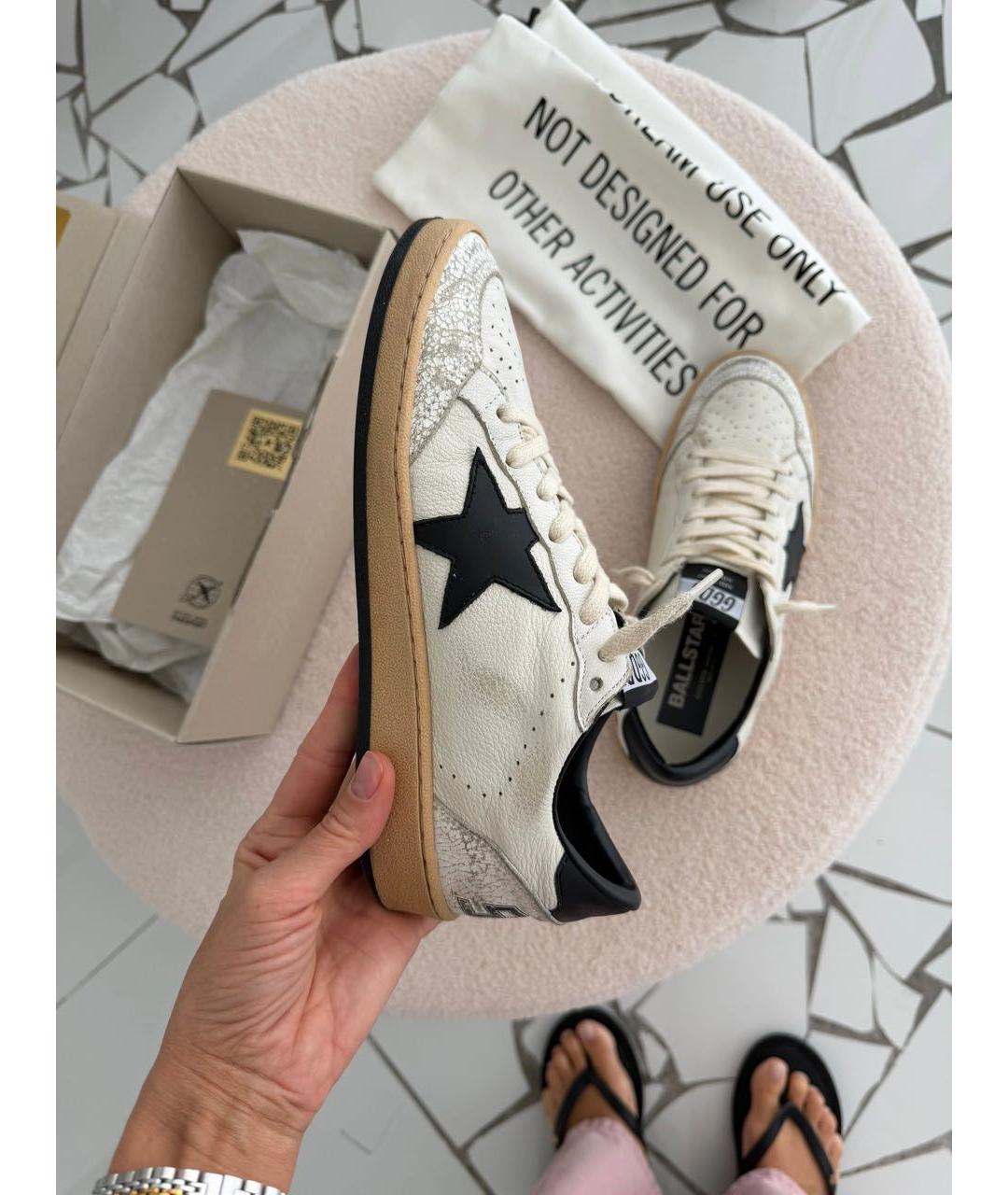 GOLDEN GOOSE Кожаные кеды, фото 4