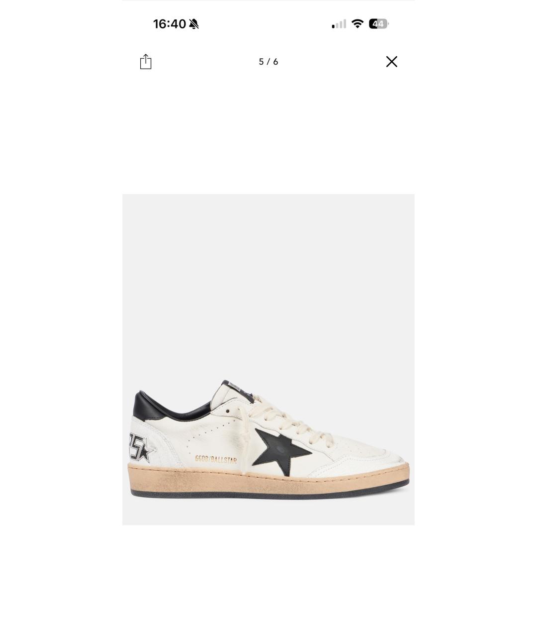 GOLDEN GOOSE Кожаные кеды, фото 8
