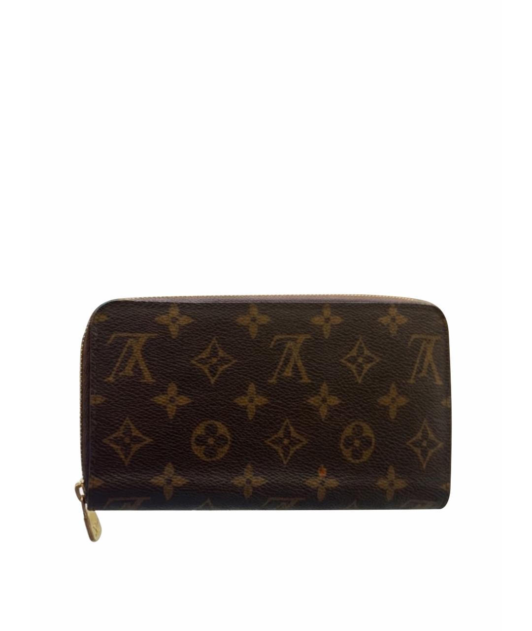 LOUIS VUITTON Коричневый кошелек, фото 1