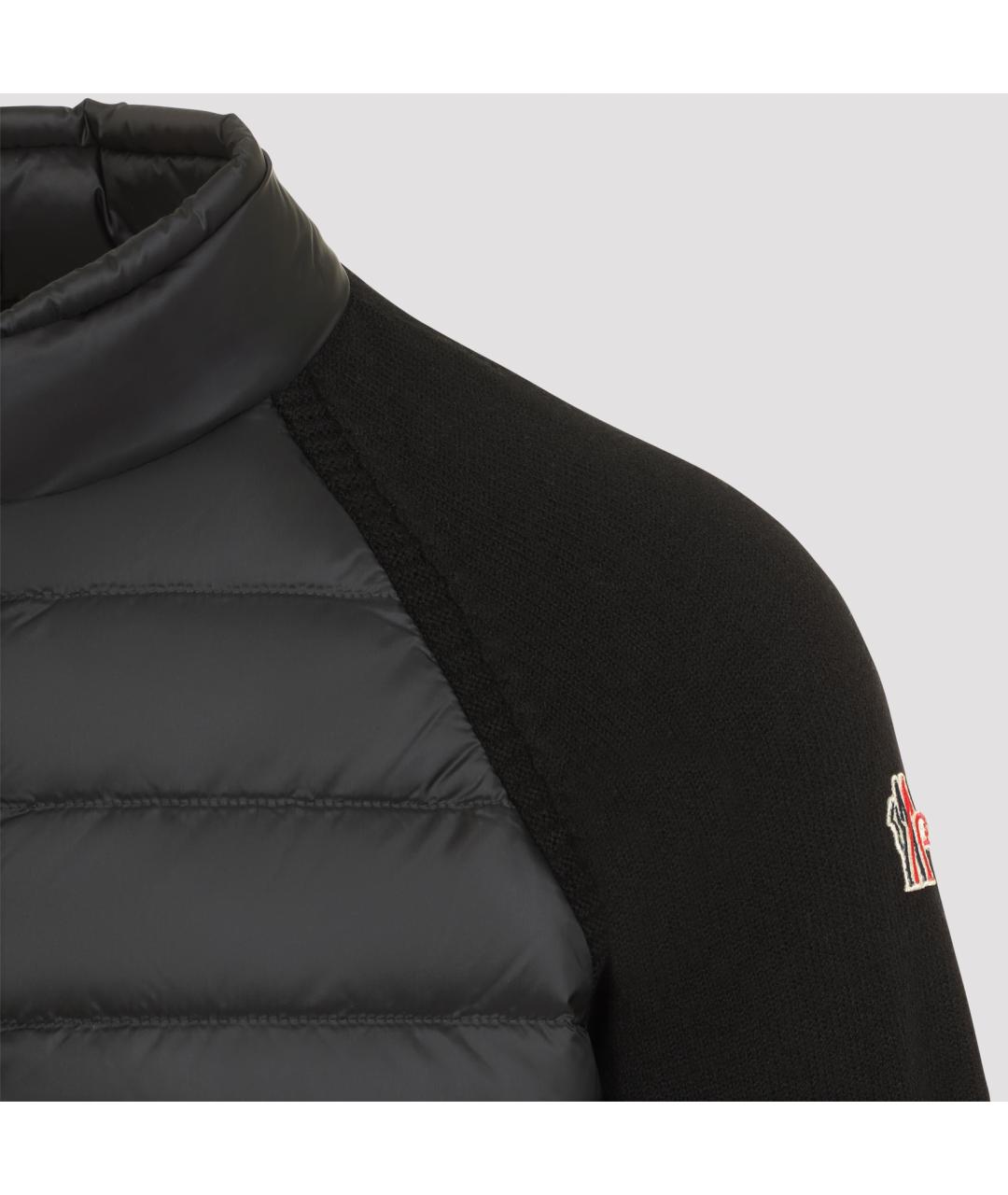 MONCLER GRENOBLE Черная шерстяная куртка, фото 4