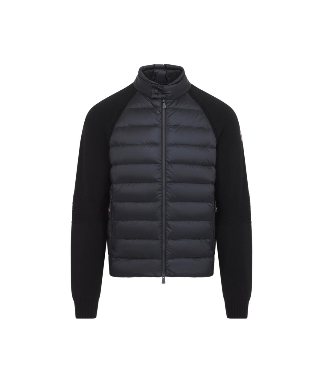 MONCLER GRENOBLE Черная шерстяная куртка, фото 1