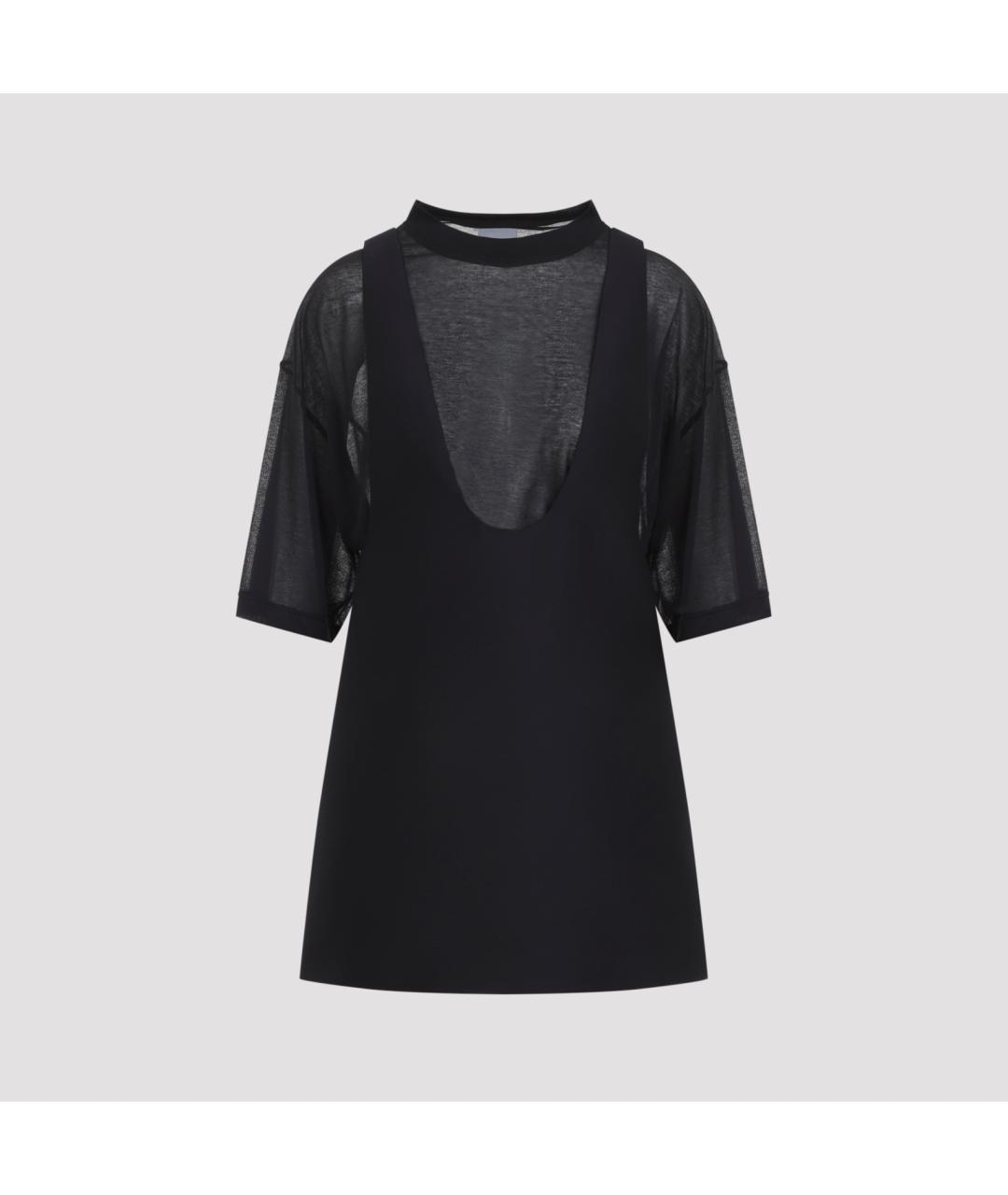 BALENCIAGA Черное шерстяное платье, фото 2