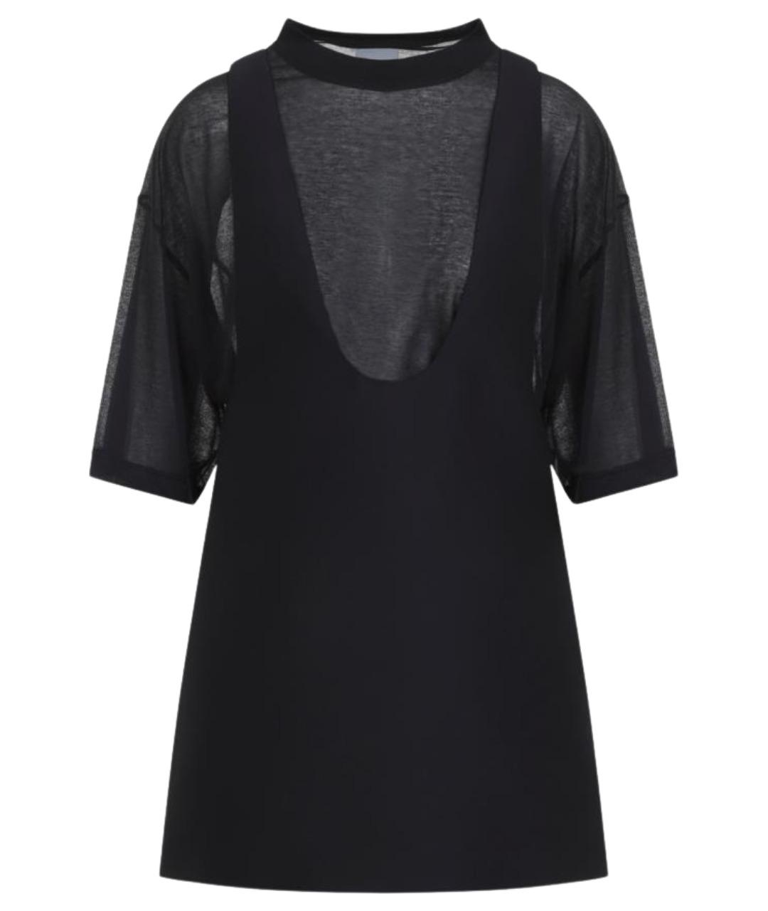 BALENCIAGA Черное шерстяное платье, фото 1