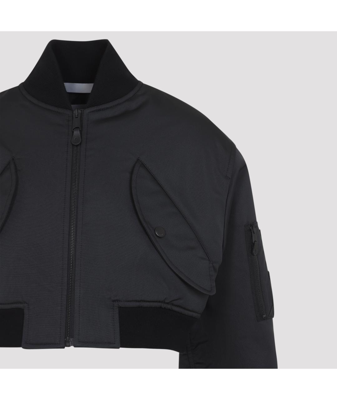 BALENCIAGA Черная полиэстеровая куртка, фото 4